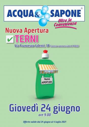 Volantino Acqua & Sapone - 24.6.2021 - 4.7.2021.