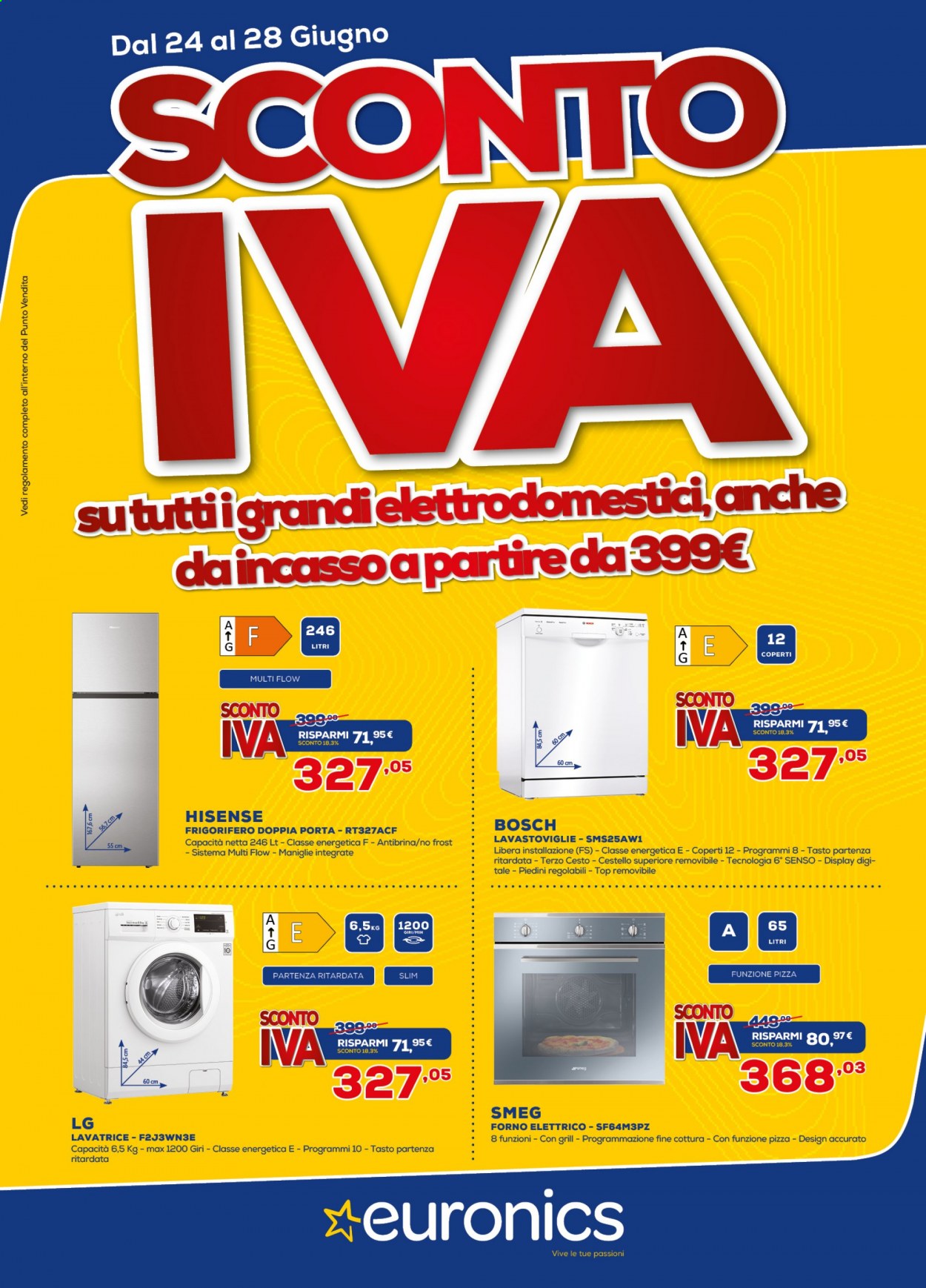 Volantino Euronics - 24/6/2021 - 28/6/2021. Pagina 1