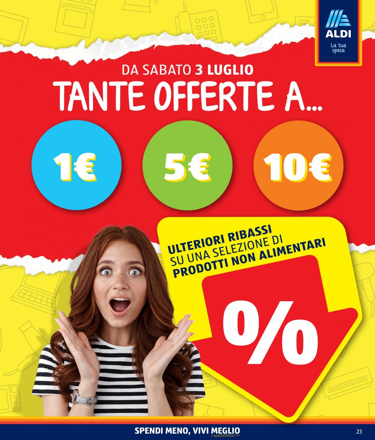 Volantino Aldi - 28/6/2021 - 4/7/2021. Pagina 23
