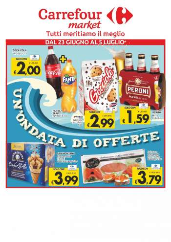 Volantino Carrefour - 23.6.2021 - 5.7.2021.
