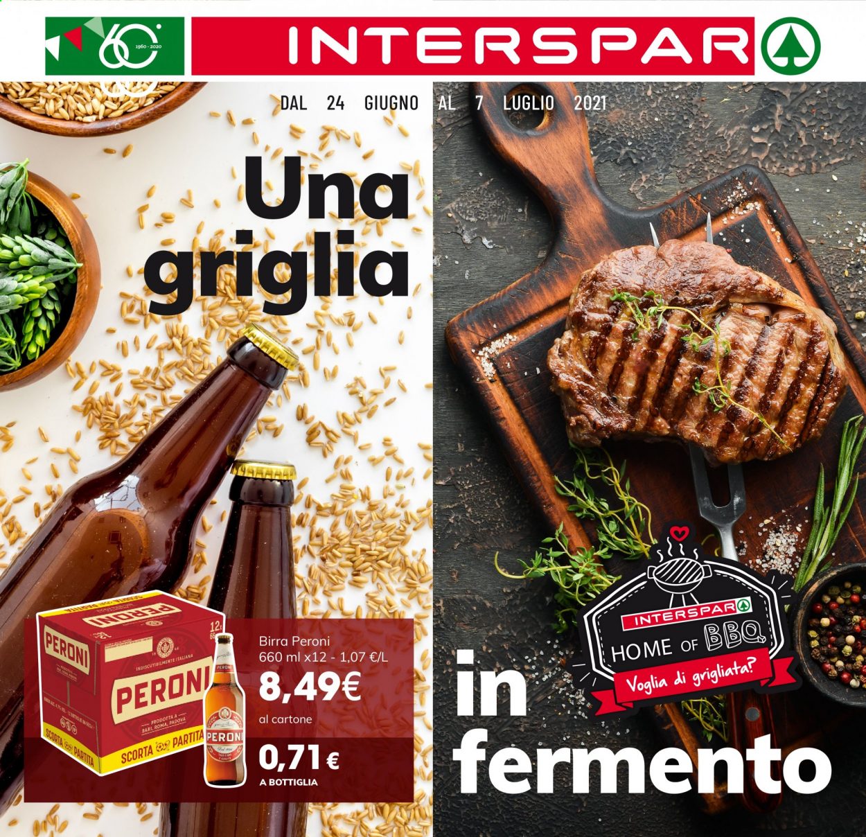 Volantino Interspar - 24/6/2021 - 7/7/2021. Pagina 1