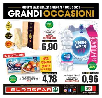 Volantino Eurospar - 24.6.2021 - 4.7.2021.