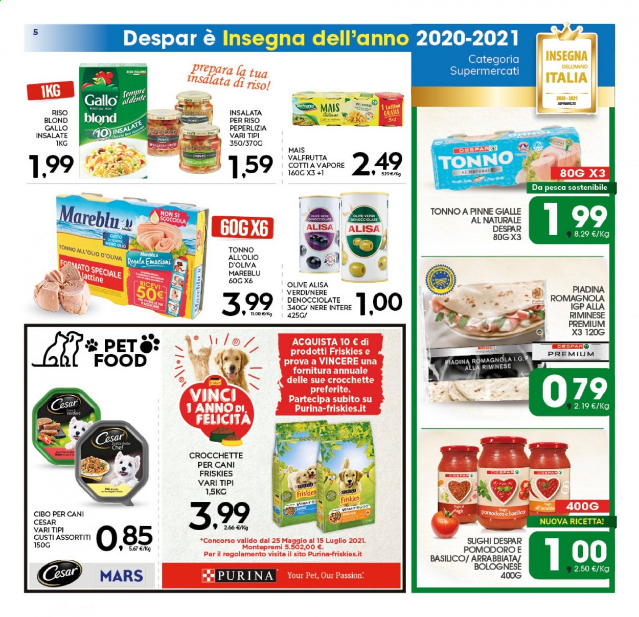Volantino Eurospar - 24/6/2021 - 4/7/2021. Pagina 5