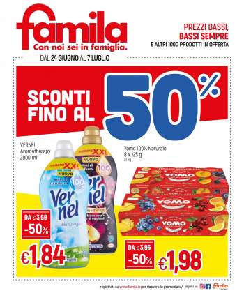 Volantino Famila - 24.6.2021 - 7.7.2021.