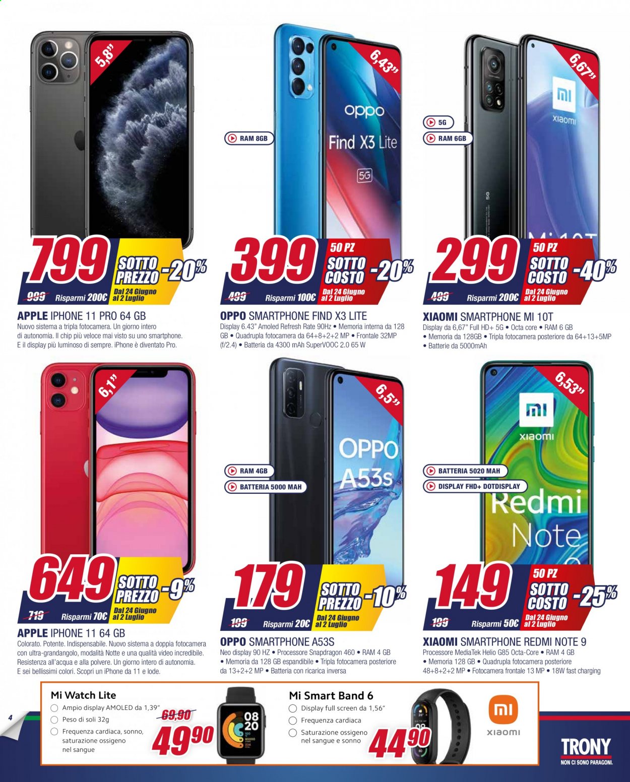 Volantino Trony - 24/6/2021 - 2/7/2021. Pagina 4