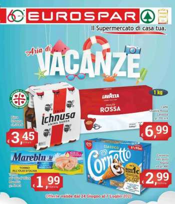 Volantino Eurospar - 24.6.2021 - 7.7.2021.