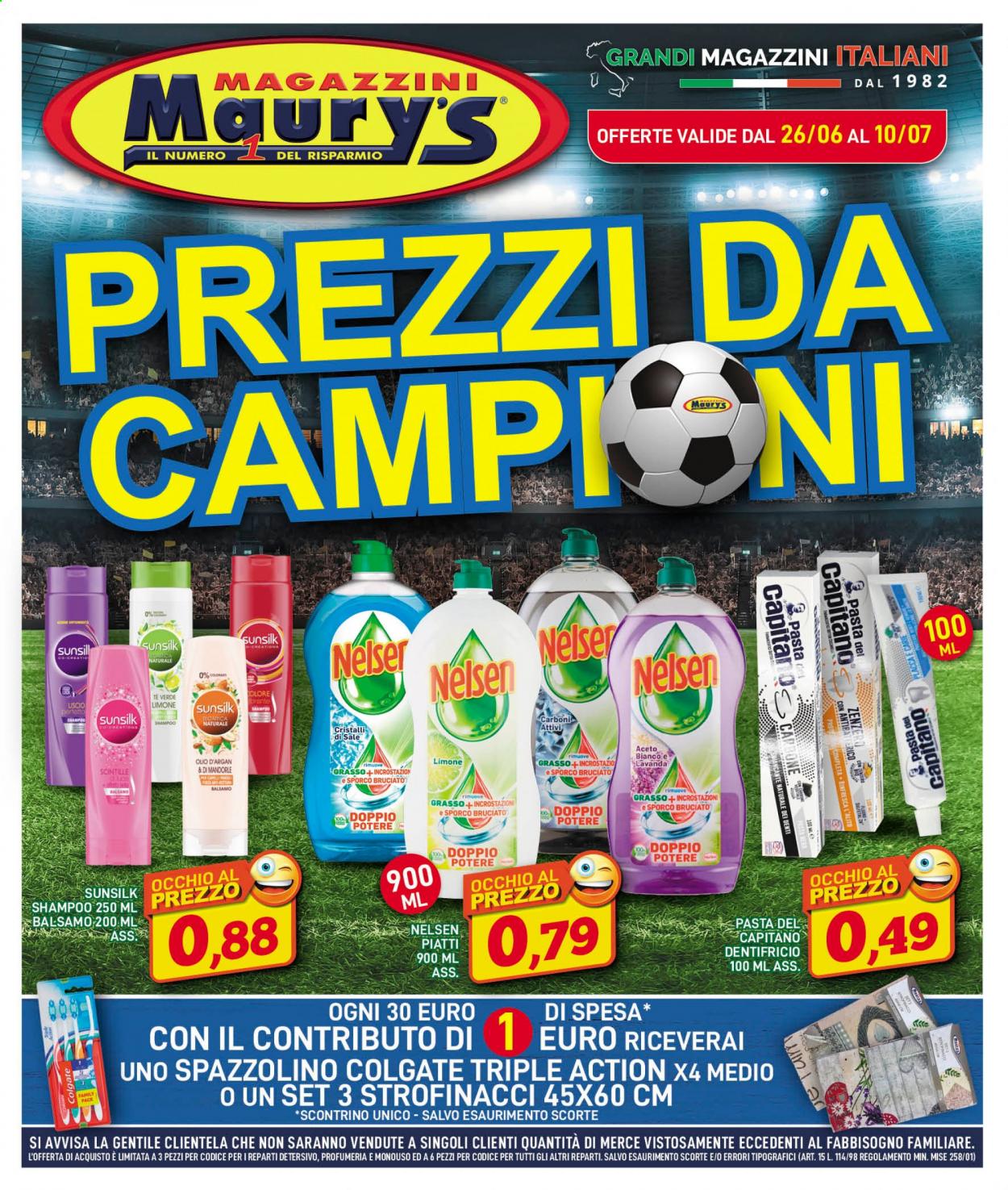 Volantino Maury's - 26/6/2021 - 10/7/2021. Pagina 1
