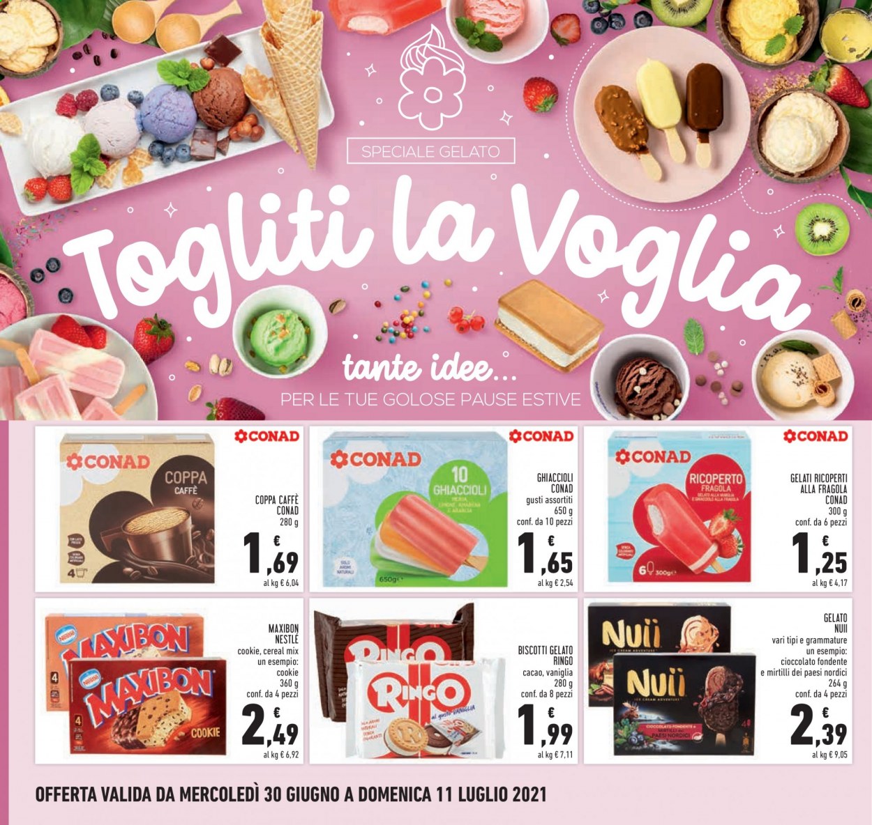 Volantino Conad - 30/6/2021 - 11/7/2021. Pagina 16