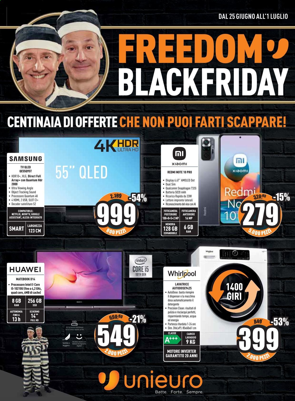 Volantino Unieuro - 25/6/2021 - 1/7/2021. Pagina 1