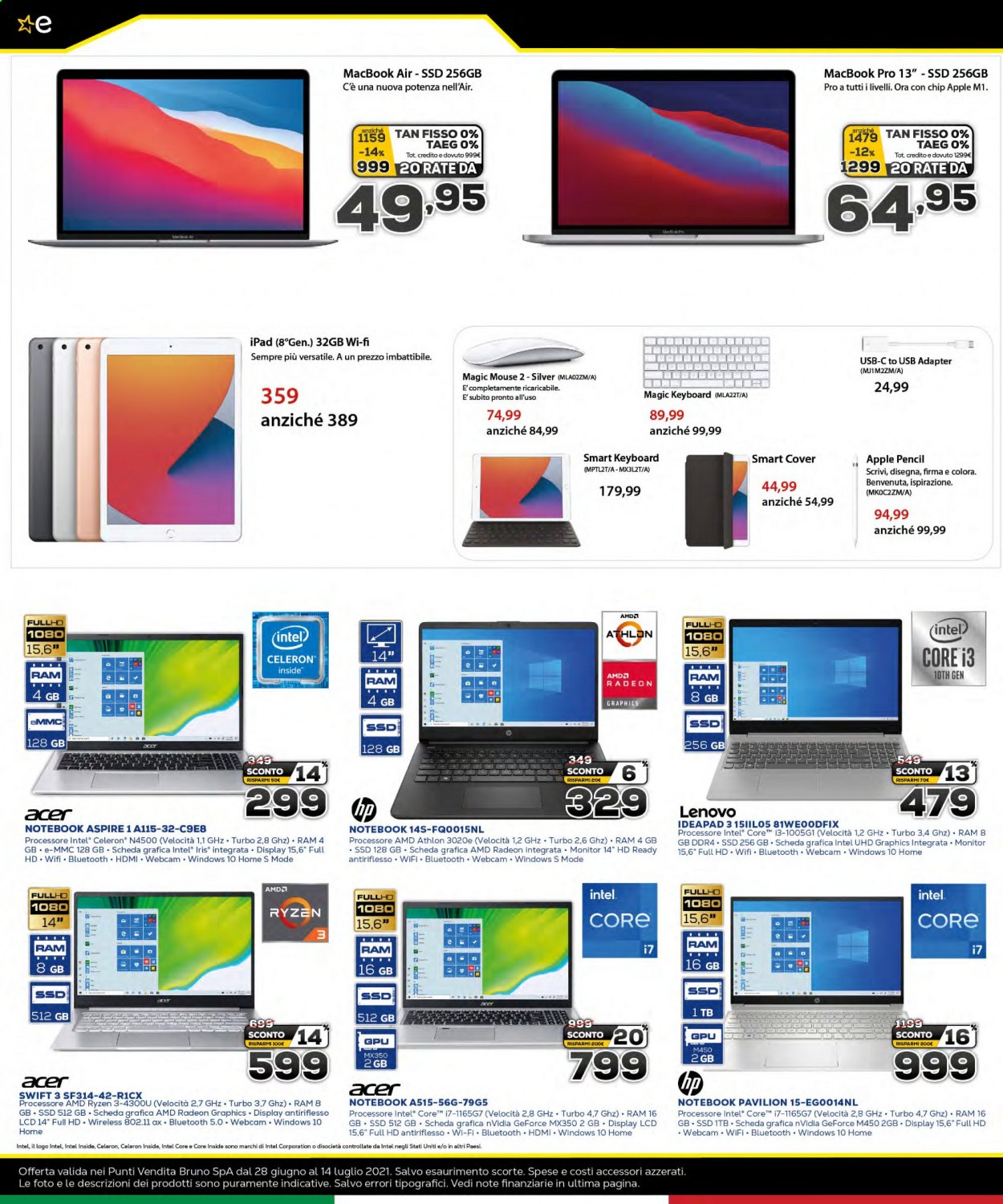 Volantino Euronics - 28/6/2021 - 14/7/2021. Pagina 14