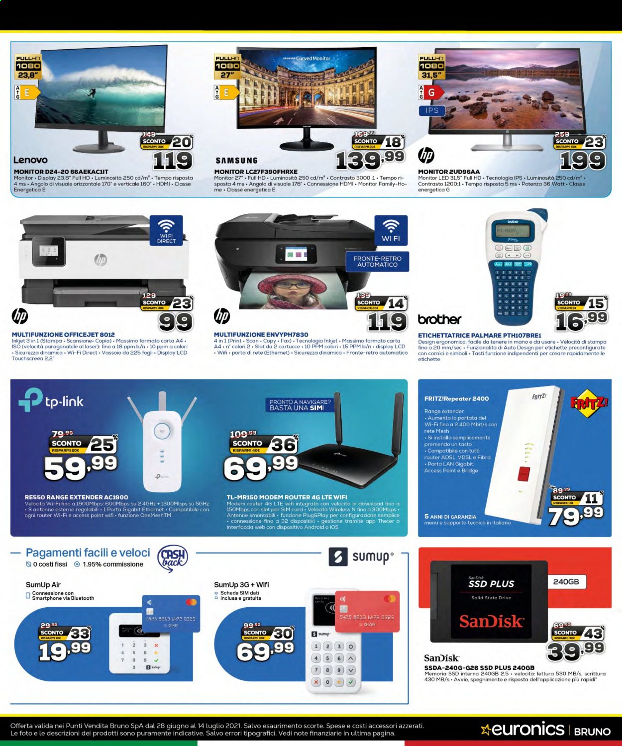 Volantino Euronics - 28/6/2021 - 14/7/2021. Pagina 16