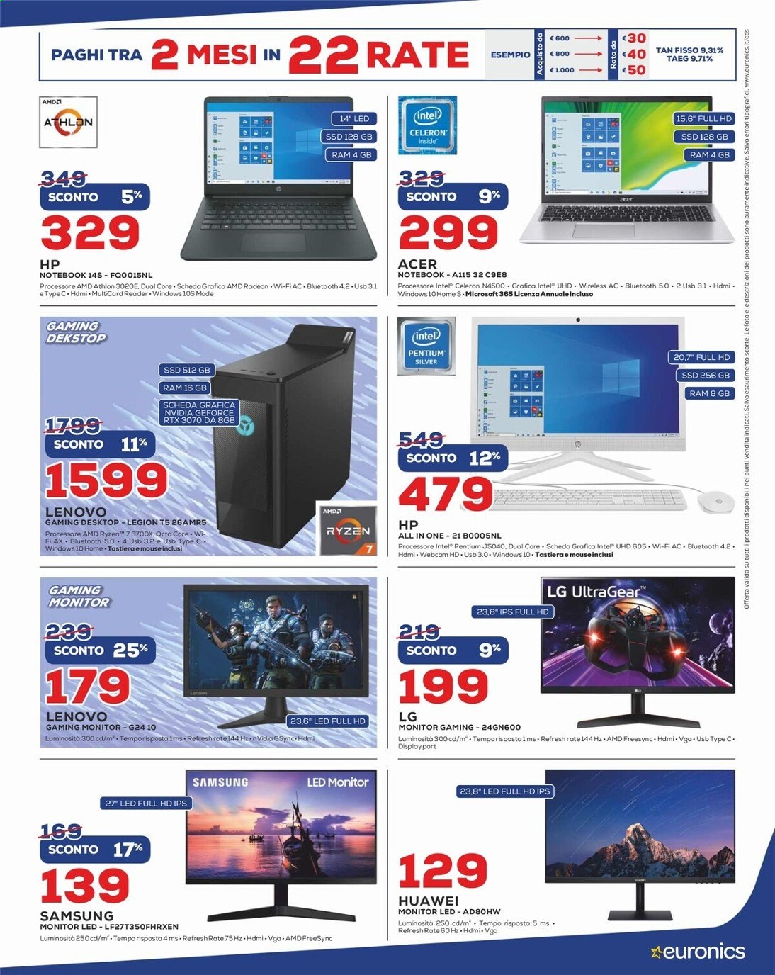 Volantino Euronics - 28/6/2021 - 14/7/2021. Pagina 21