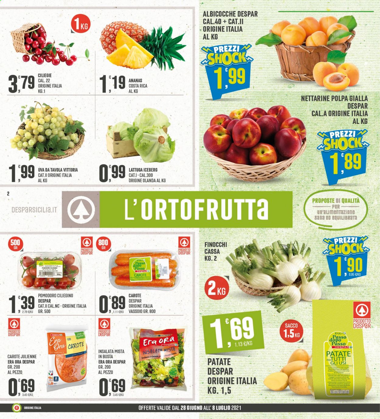 Volantino Eurospar - 28/6/2021 - 8/7/2021. Pagina 2