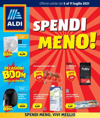 Volantino Aldi - 5.7.2021 - 11.7.2021.