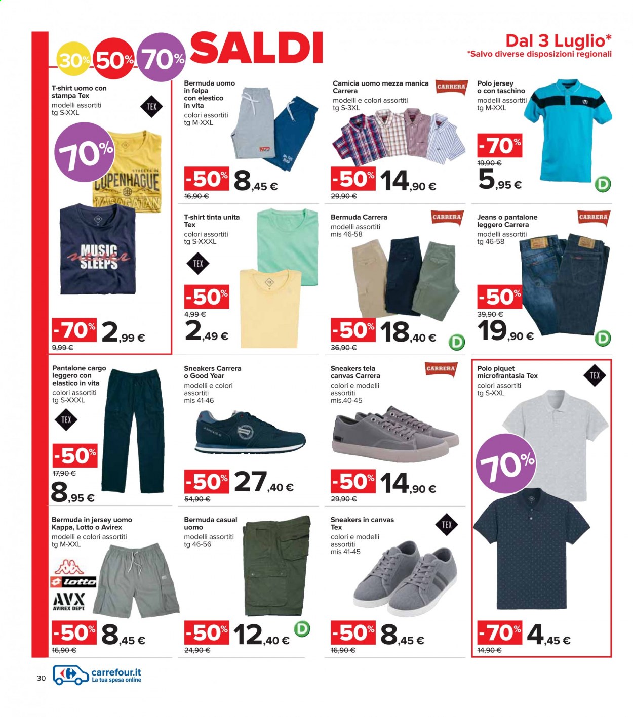 Volantino Carrefour - 1/7/2021 - 14/7/2021. Pagina 30