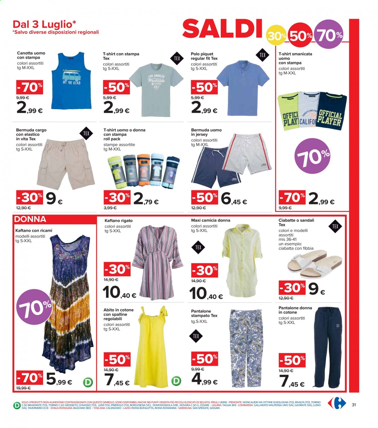 Volantino Carrefour - 1/7/2021 - 14/7/2021. Pagina 31