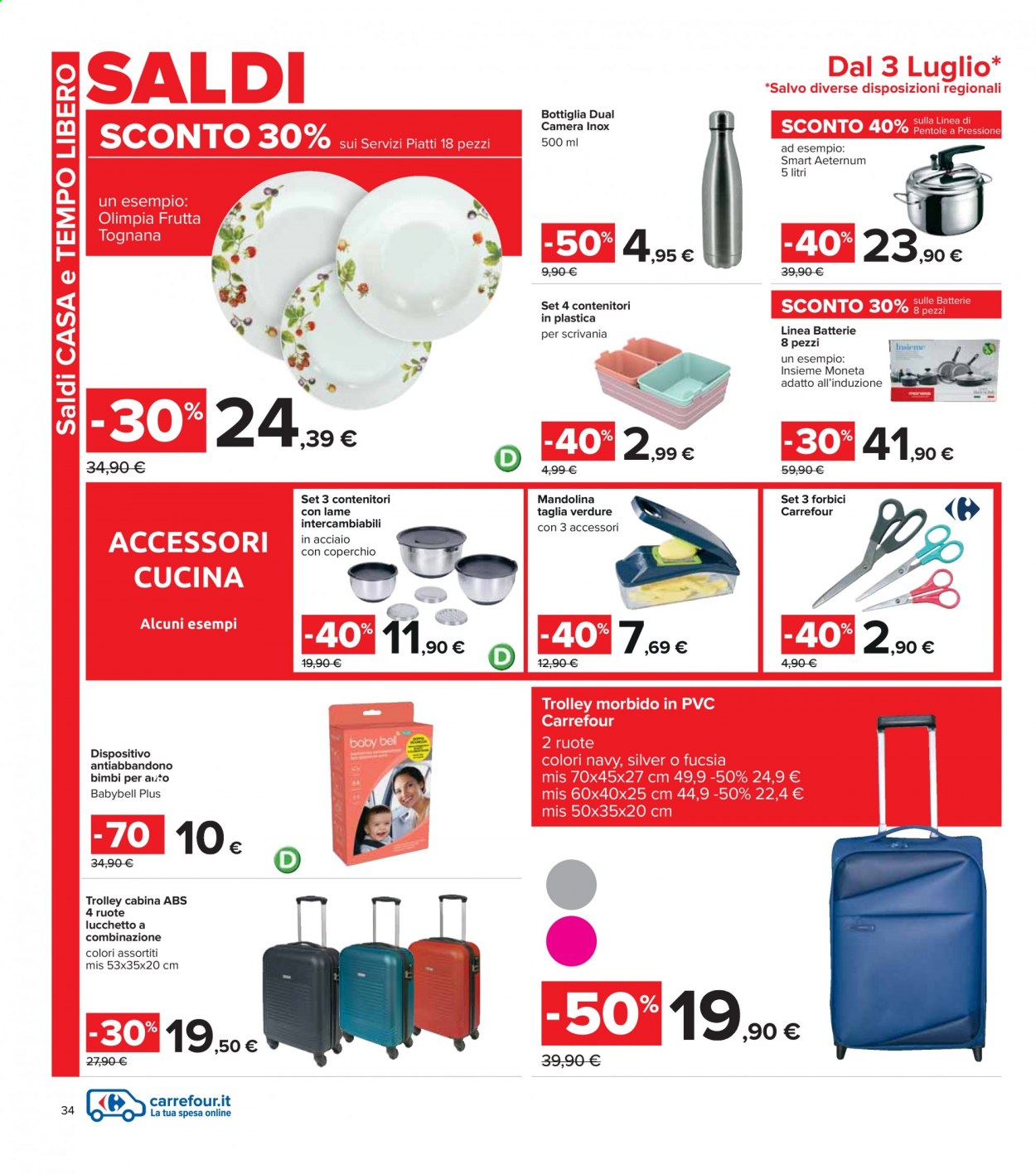 Volantino Carrefour - 1/7/2021 - 14/7/2021. Pagina 34