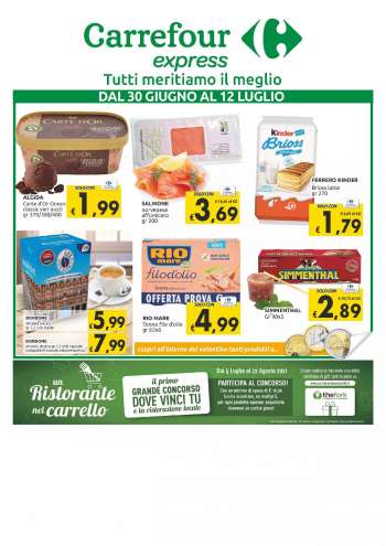 Volantino Carrefour - 30.6.2021 - 12.7.2021.
