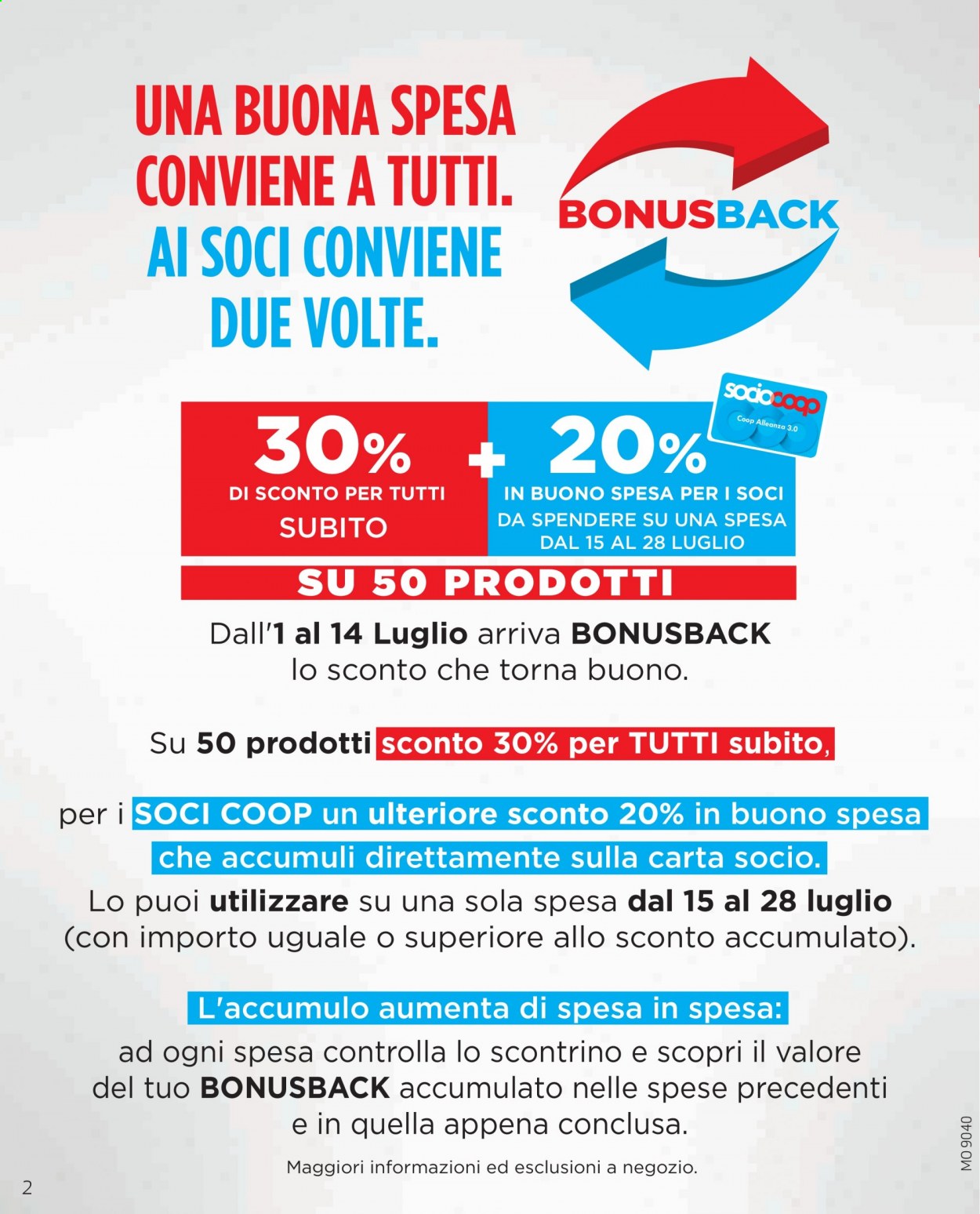 Volantino Coop - 1/7/2021 - 14/7/2021. Pagina 2