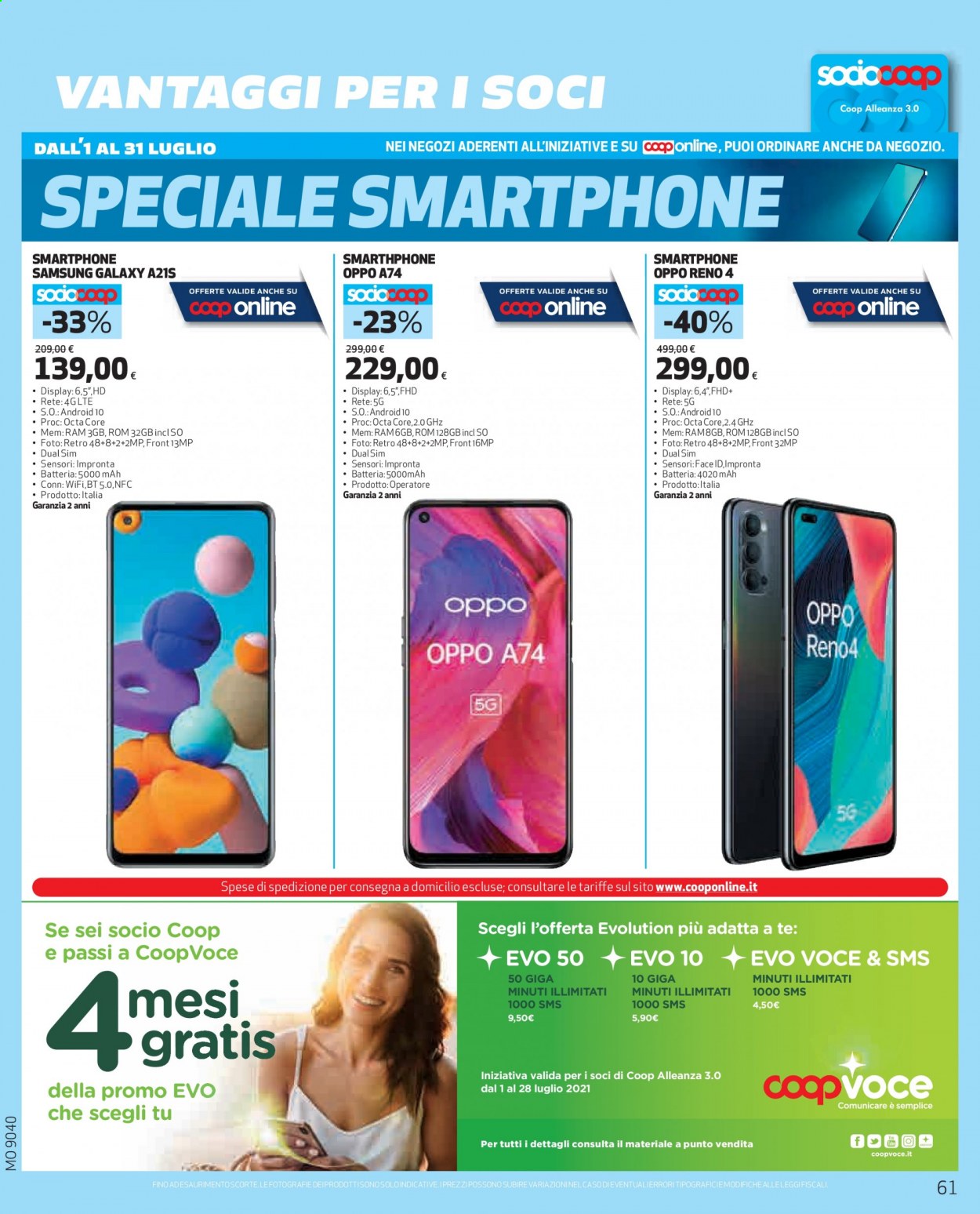 Volantino Coop - 1/7/2021 - 14/7/2021. Pagina 61