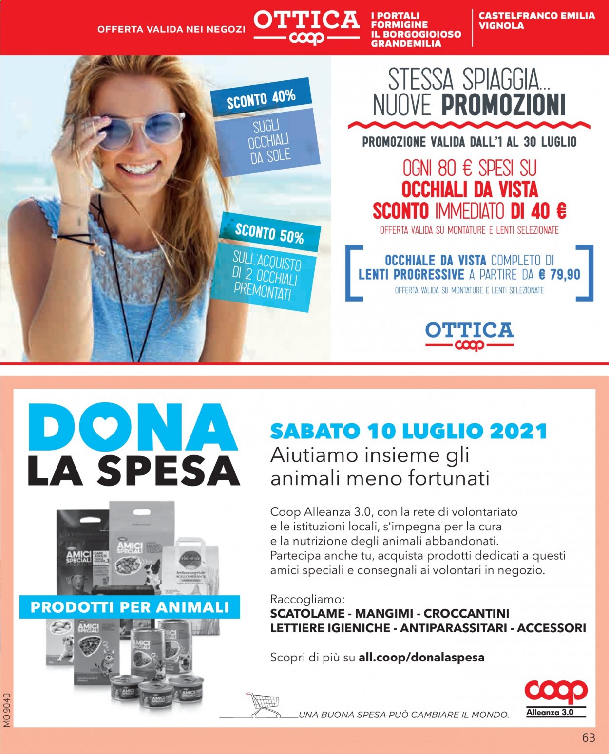 Volantino Coop - 1/7/2021 - 14/7/2021. Pagina 63