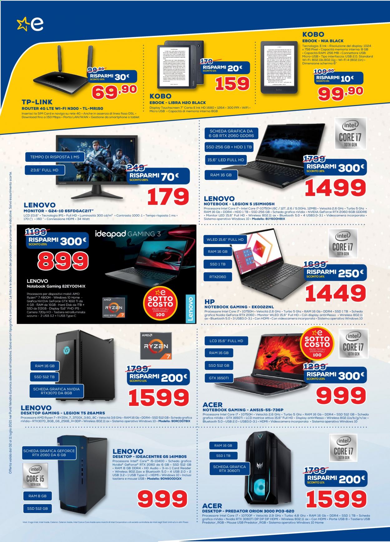 Volantino Euronics - 2/7/2021 - 11/7/2021. Pagina 8