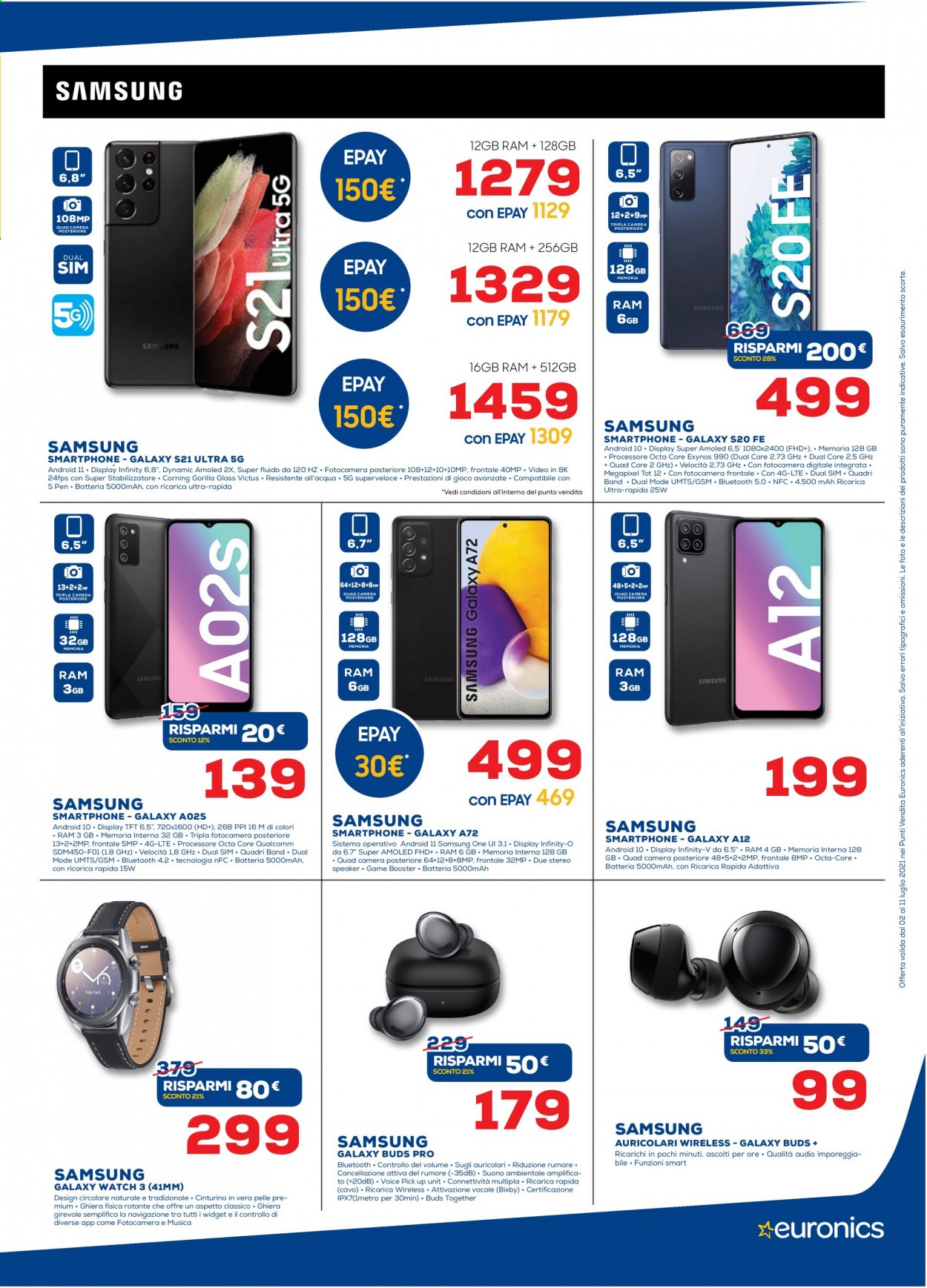 Volantino Euronics - 2/7/2021 - 11/7/2021. Pagina 12