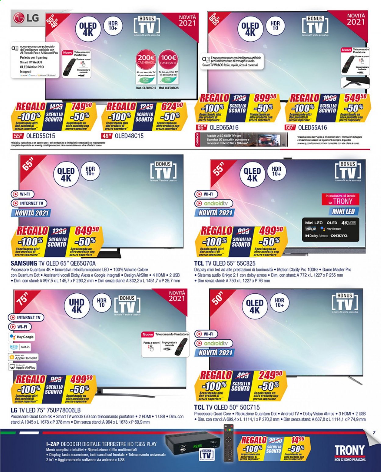 Volantino Trony - 8/7/2021 - 22/7/2021. Pagina 7