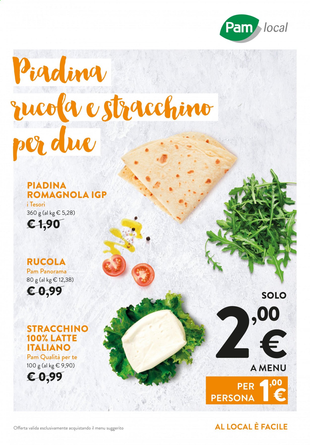 Volantino Pam local. Pagina 1