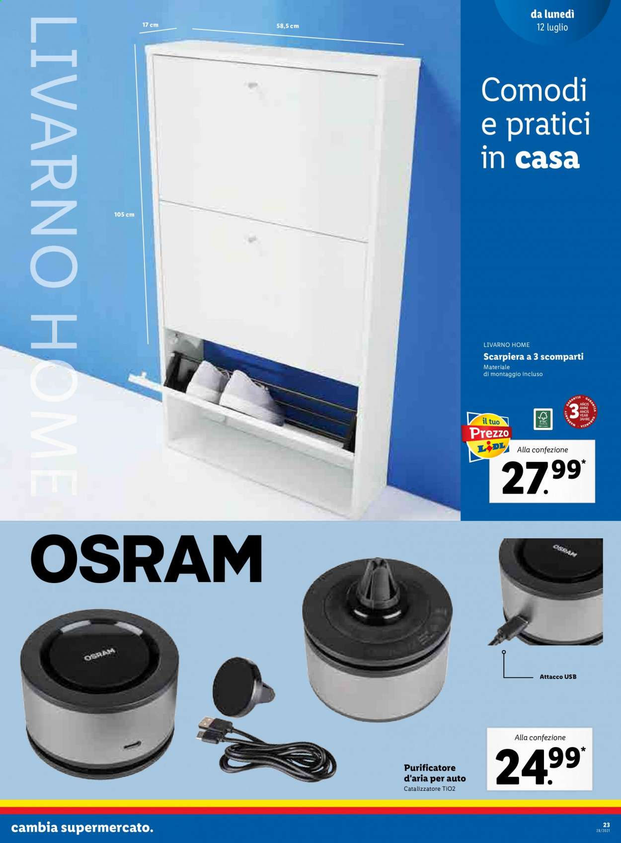 Volantino Lidl - 12/7/2021 - 18/7/2021. Pagina 23