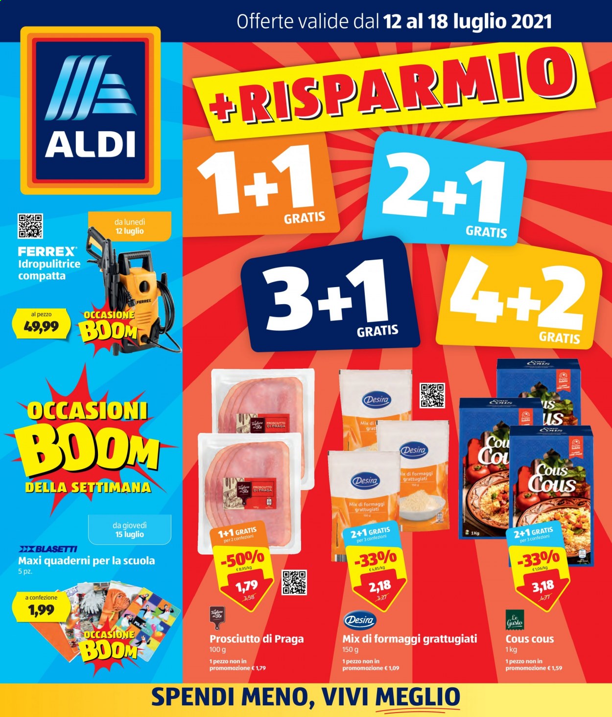 Volantino Aldi - 12/7/2021 - 18/7/2021. Pagina 1