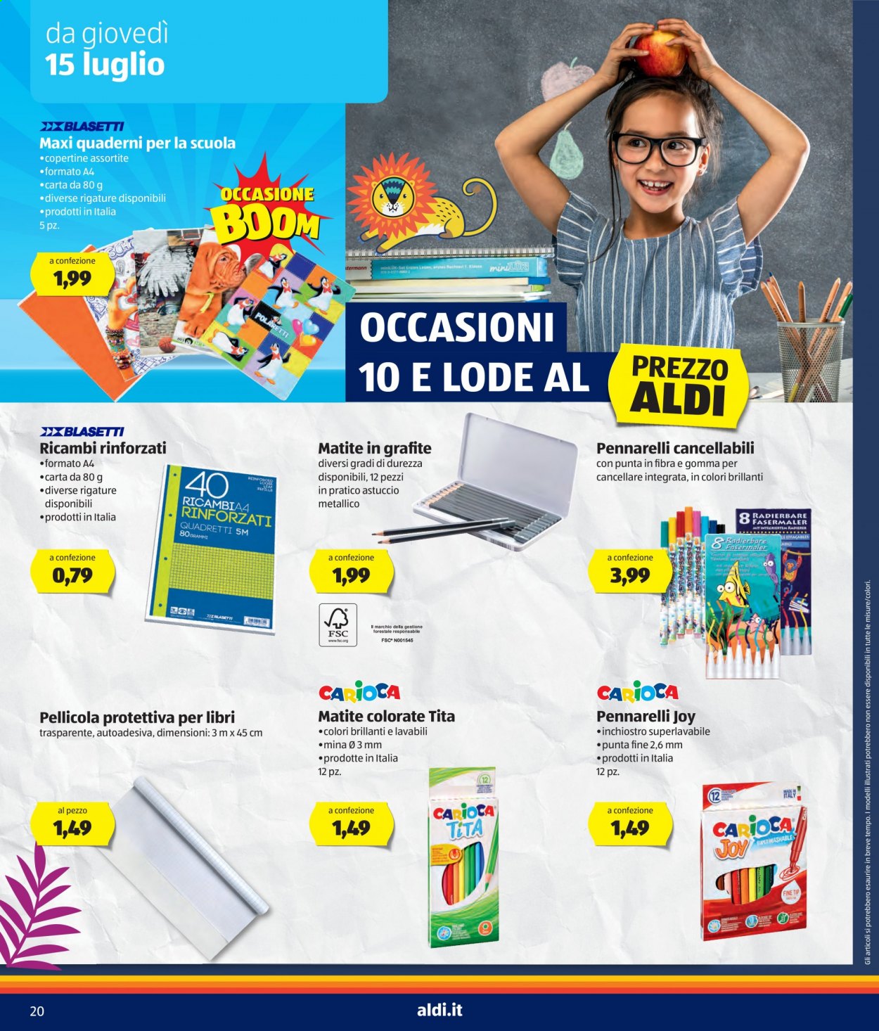 Volantino Aldi - 12/7/2021 - 18/7/2021. Pagina 20