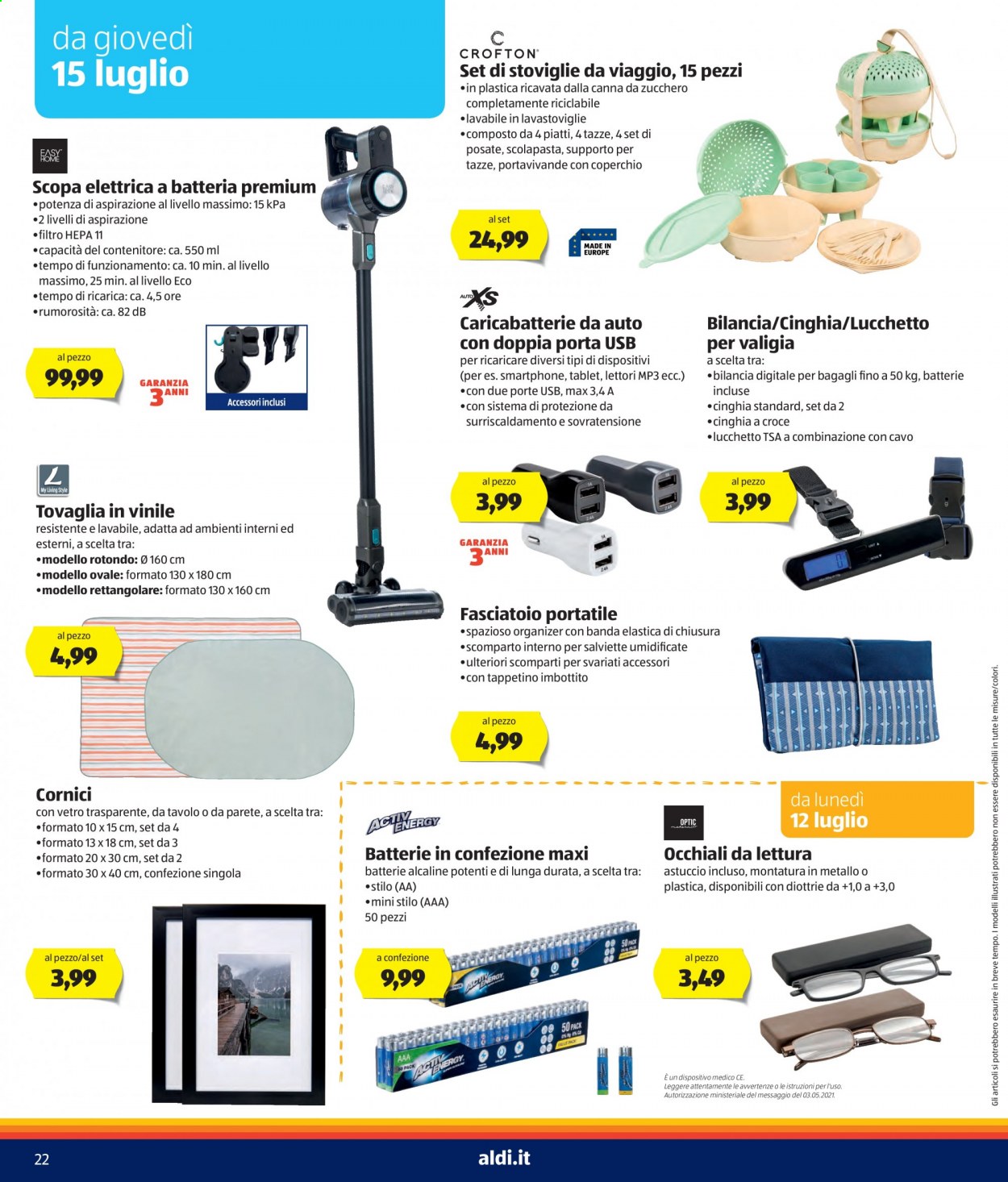 Volantino Aldi - 12/7/2021 - 18/7/2021. Pagina 22