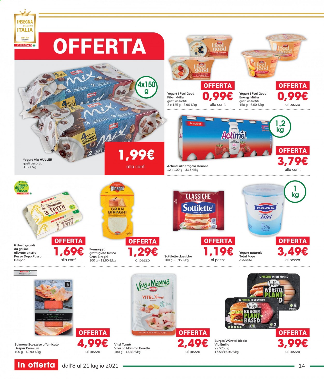 Volantino Interspar - 8/7/2021 - 21/7/2021. Pagina 14