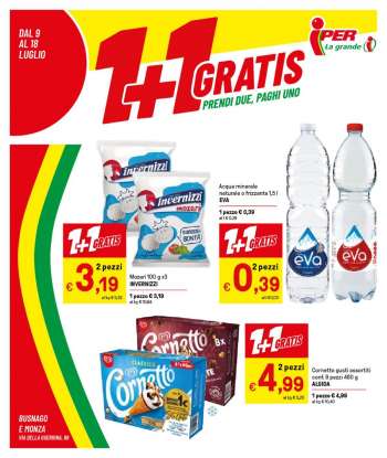 Volantino Iper, La grande i - 9.7.2021 - 18.7.2021.