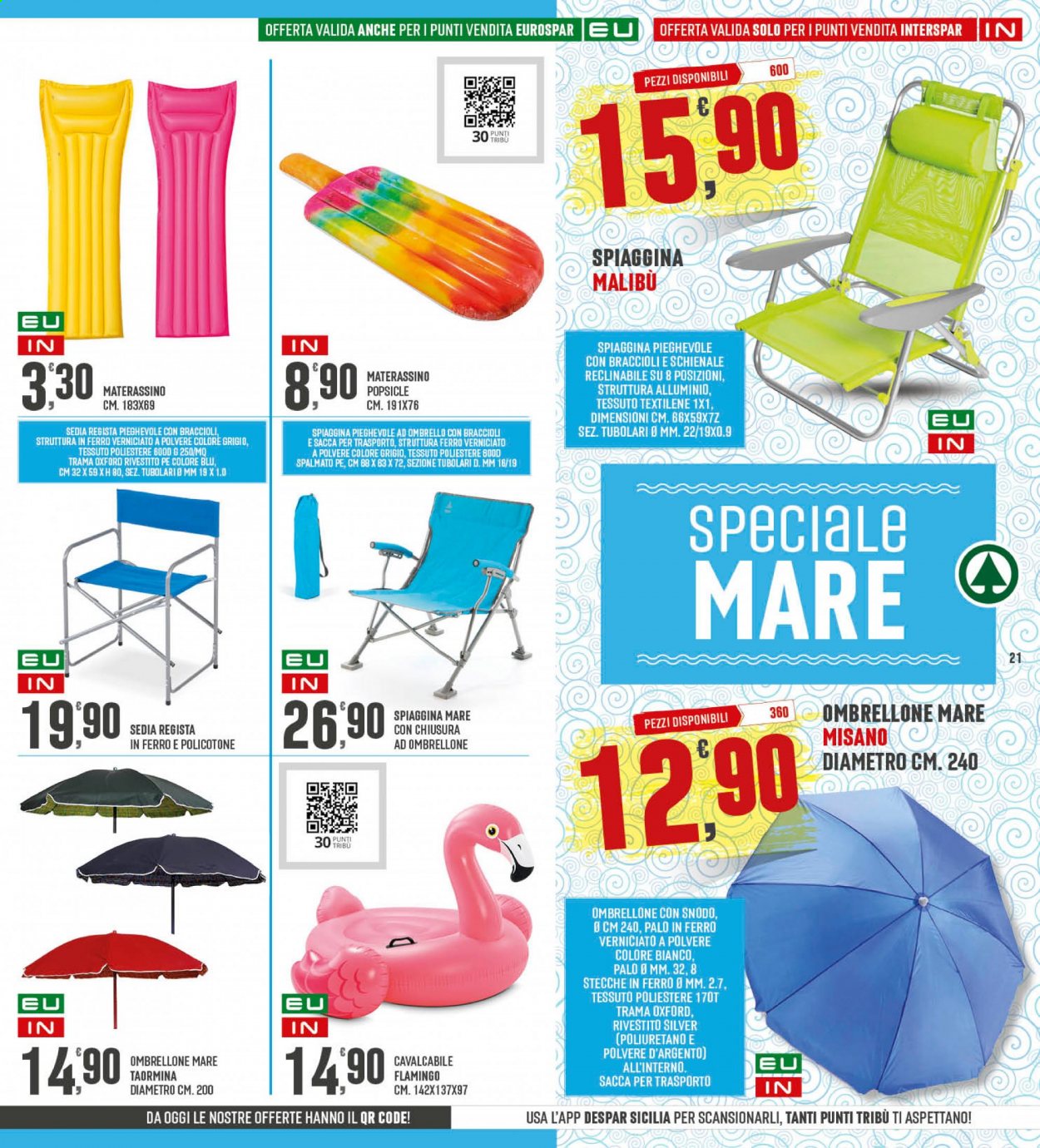 Volantino Eurospar - 9/7/2021 - 18/7/2021. Pagina 21
