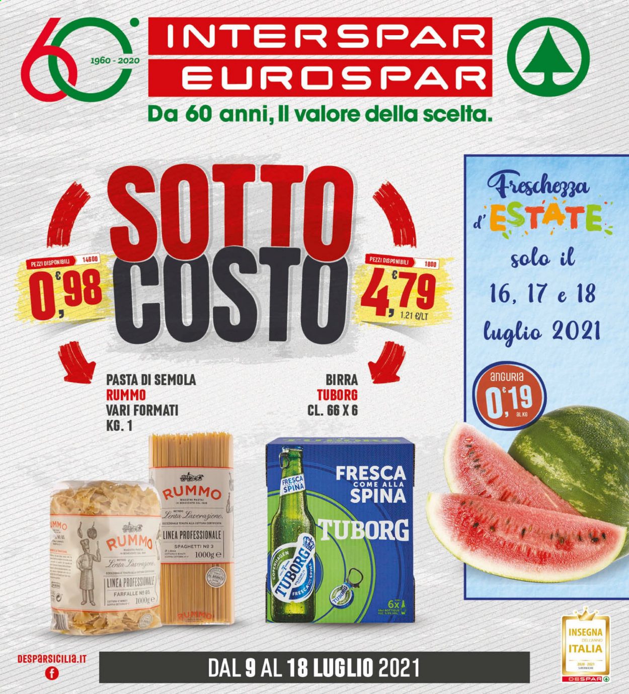 Volantino Interspar - 9/7/2021 - 18/7/2021. Pagina 1