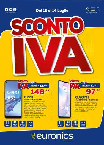 Volantino Euronics - 12.7.2021 - 14.7.2021.