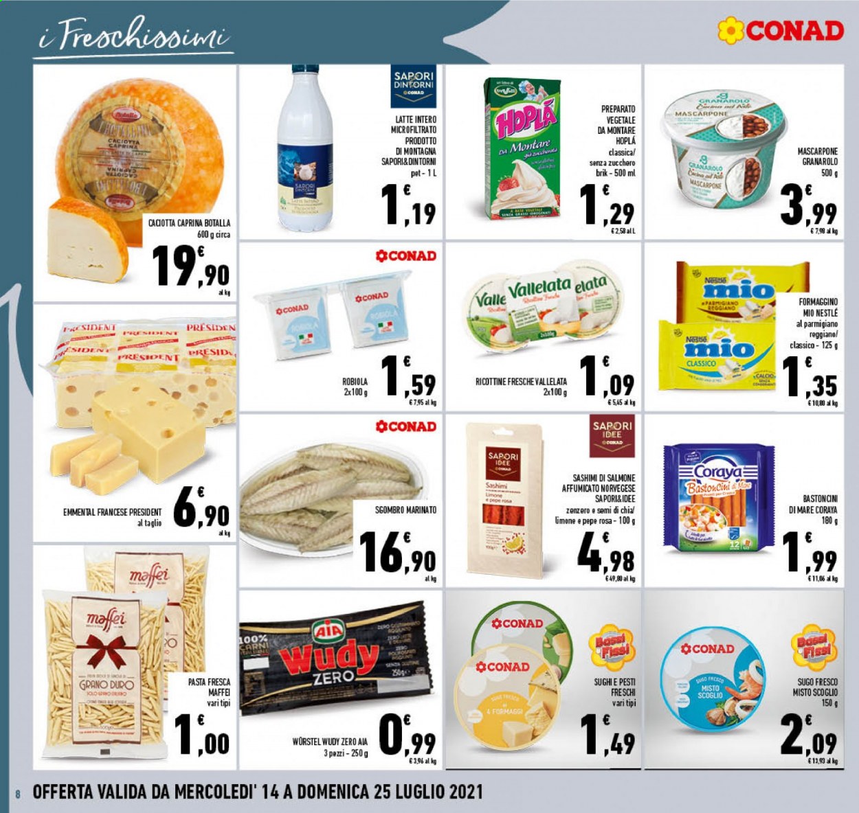 Volantino Conad - 14/7/2021 - 25/7/2021. Pagina 8