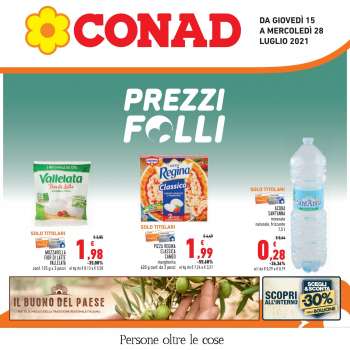 Volantino Conad - 15.7.2021 - 28.7.2021.