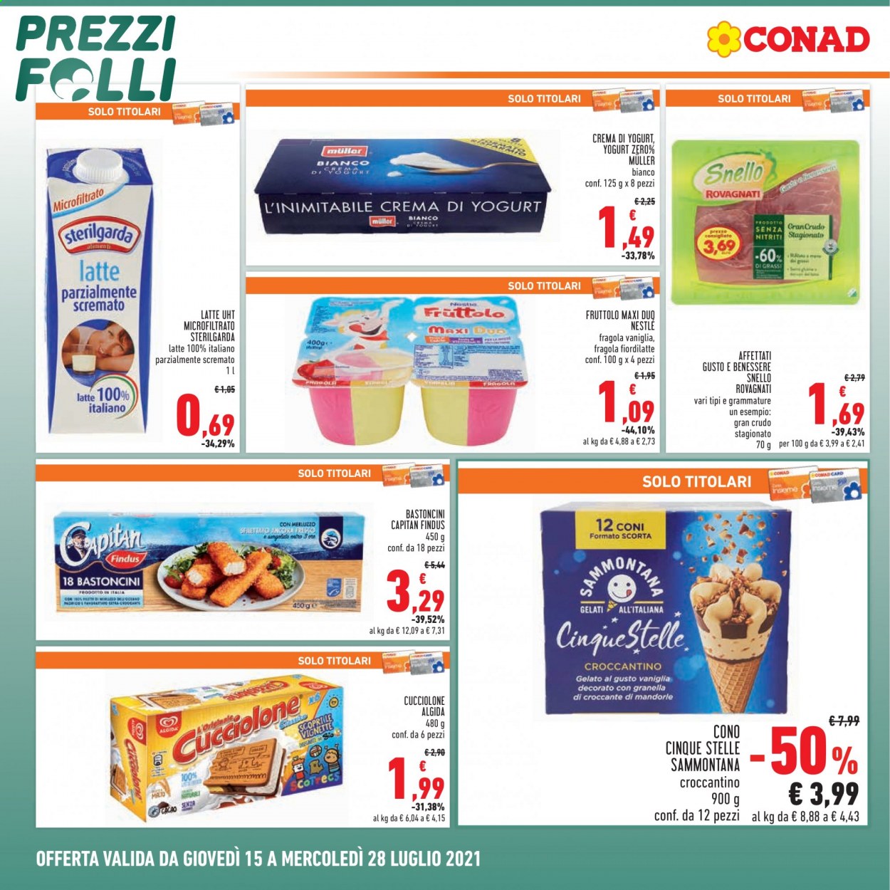 Volantino Conad - 15/7/2021 - 28/7/2021. Pagina 2