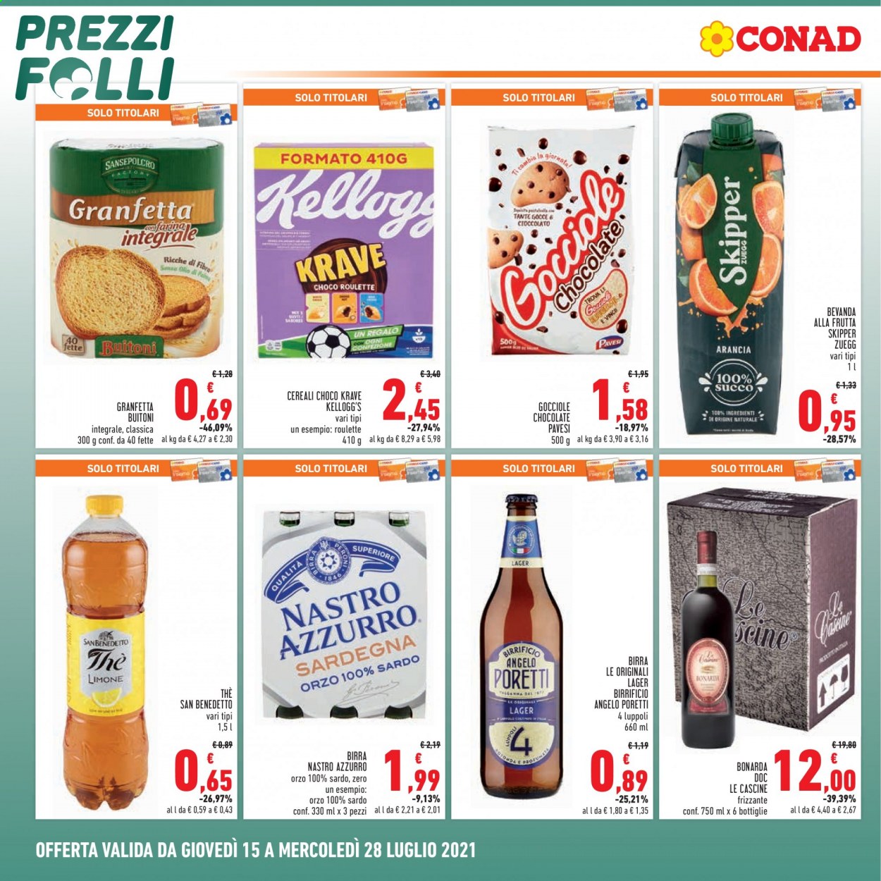 Volantino Conad - 15/7/2021 - 28/7/2021. Pagina 4