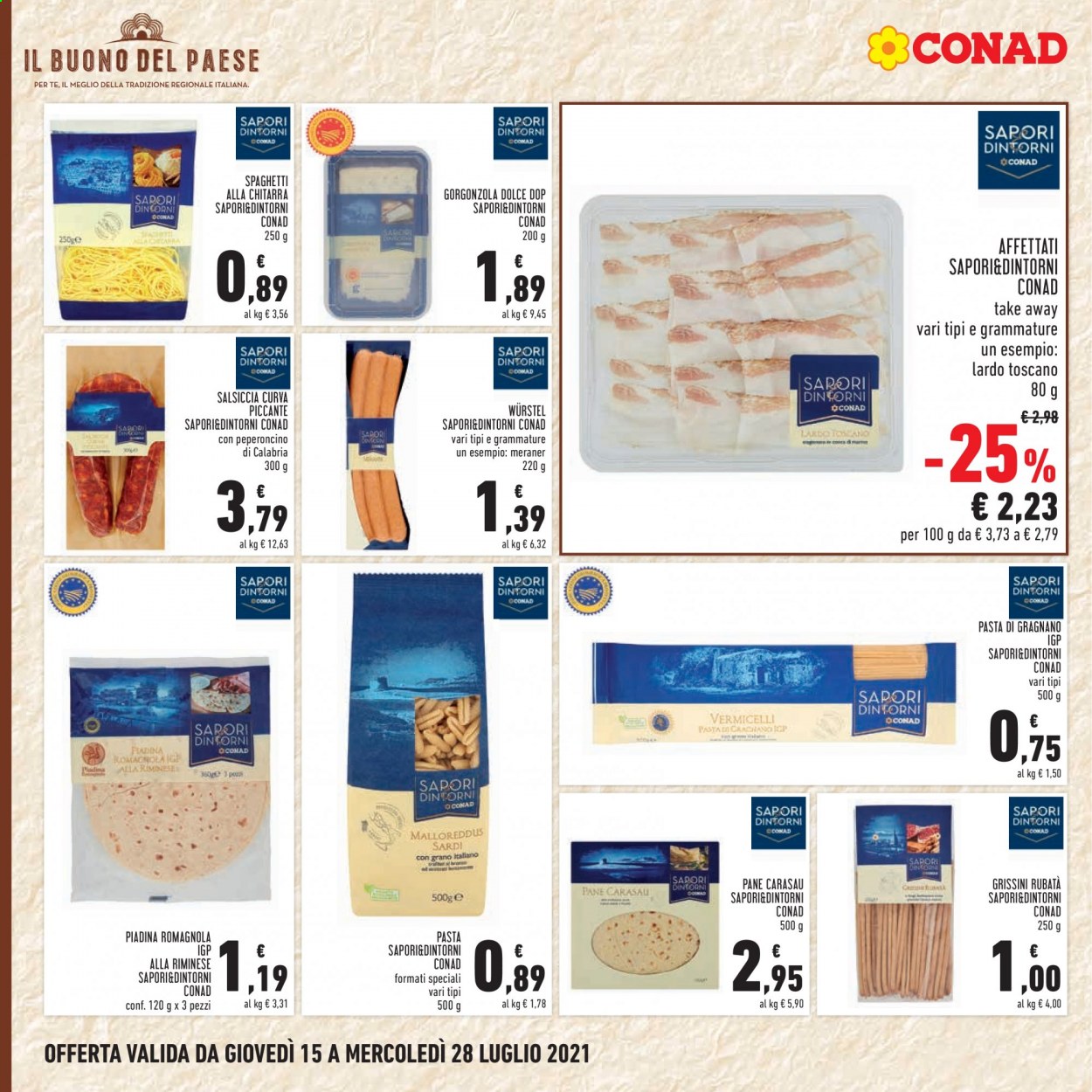 Volantino Conad - 15/7/2021 - 28/7/2021. Pagina 16