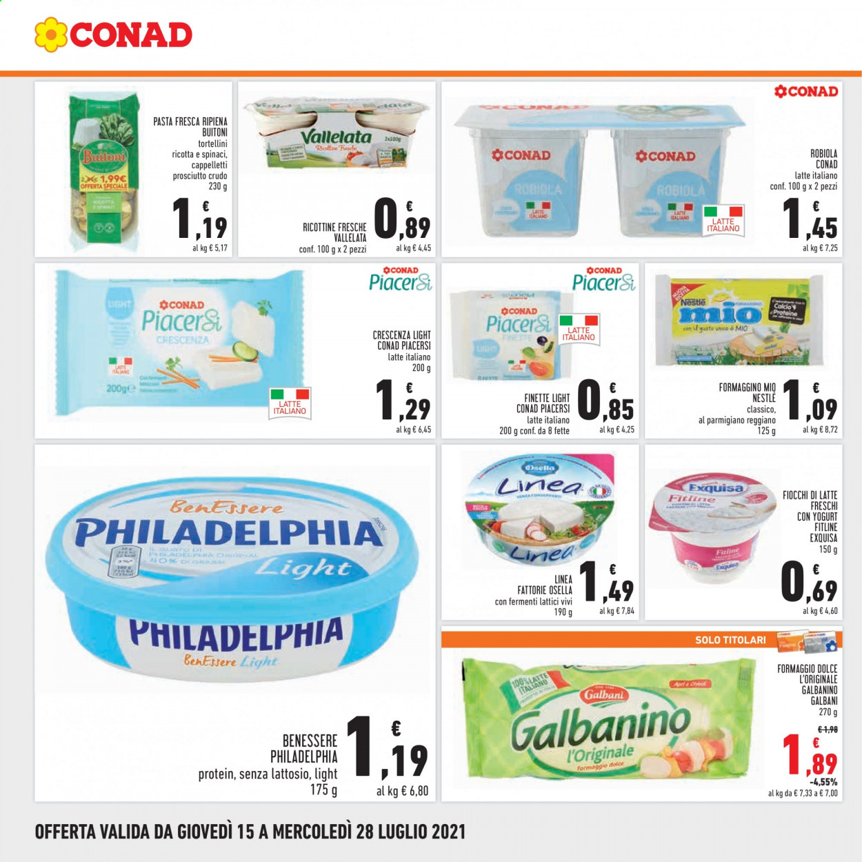 Volantino Conad - 15/7/2021 - 28/7/2021. Pagina 18