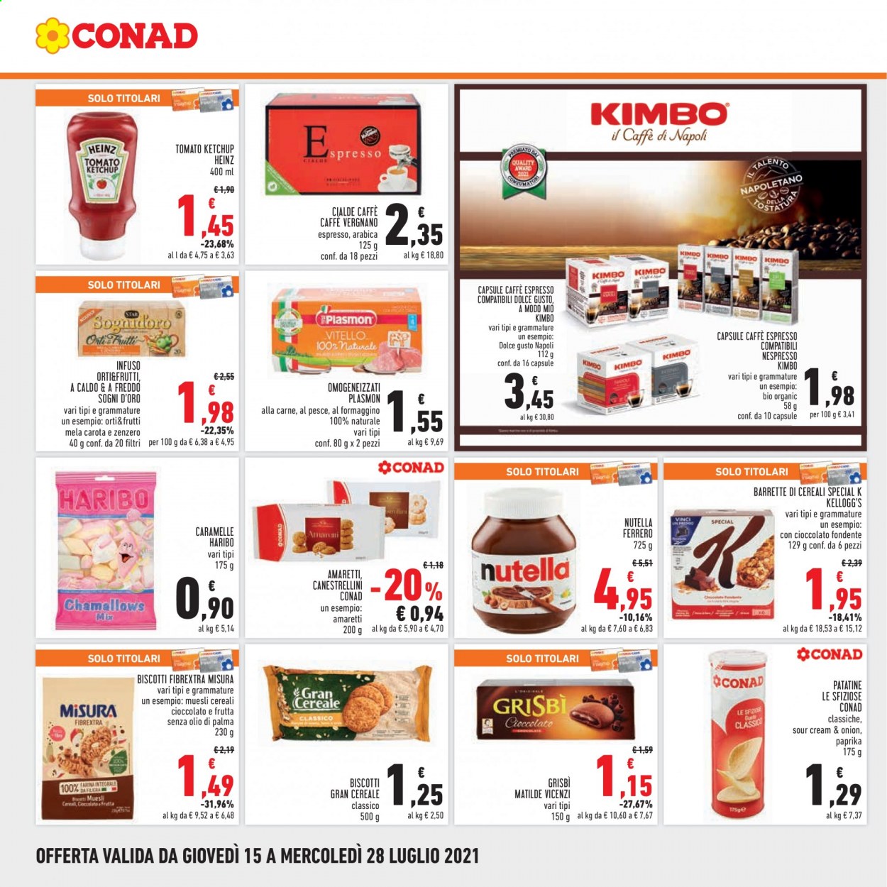 Volantino Conad - 15/7/2021 - 28/7/2021. Pagina 22