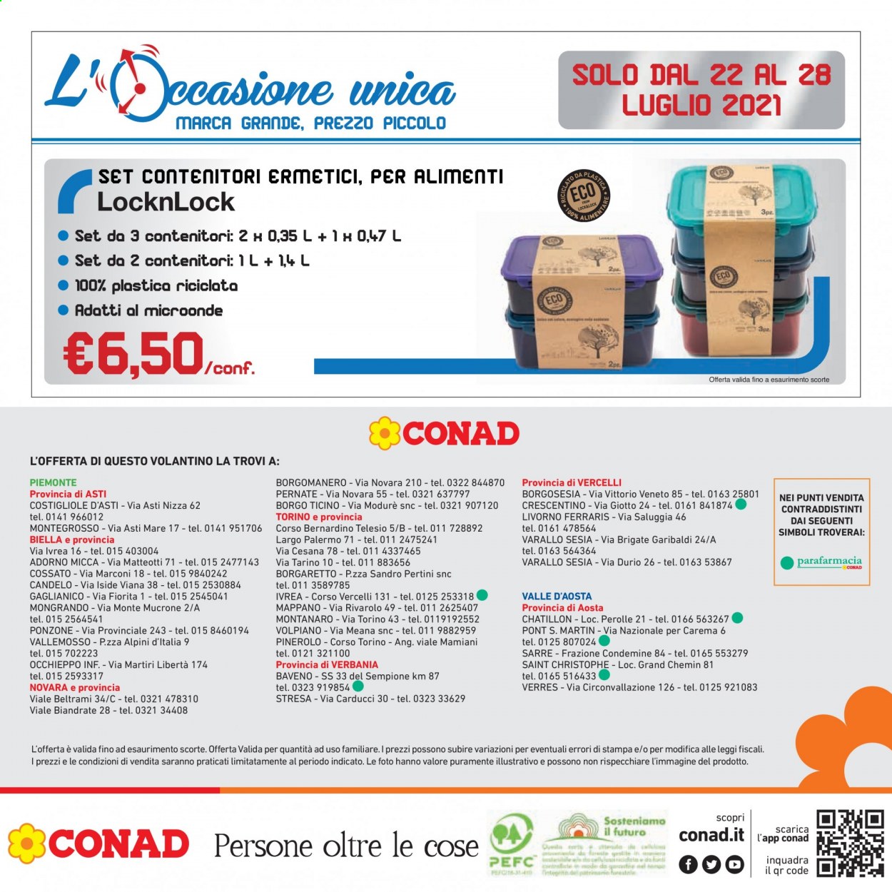 Volantino Conad - 15/7/2021 - 28/7/2021. Pagina 32