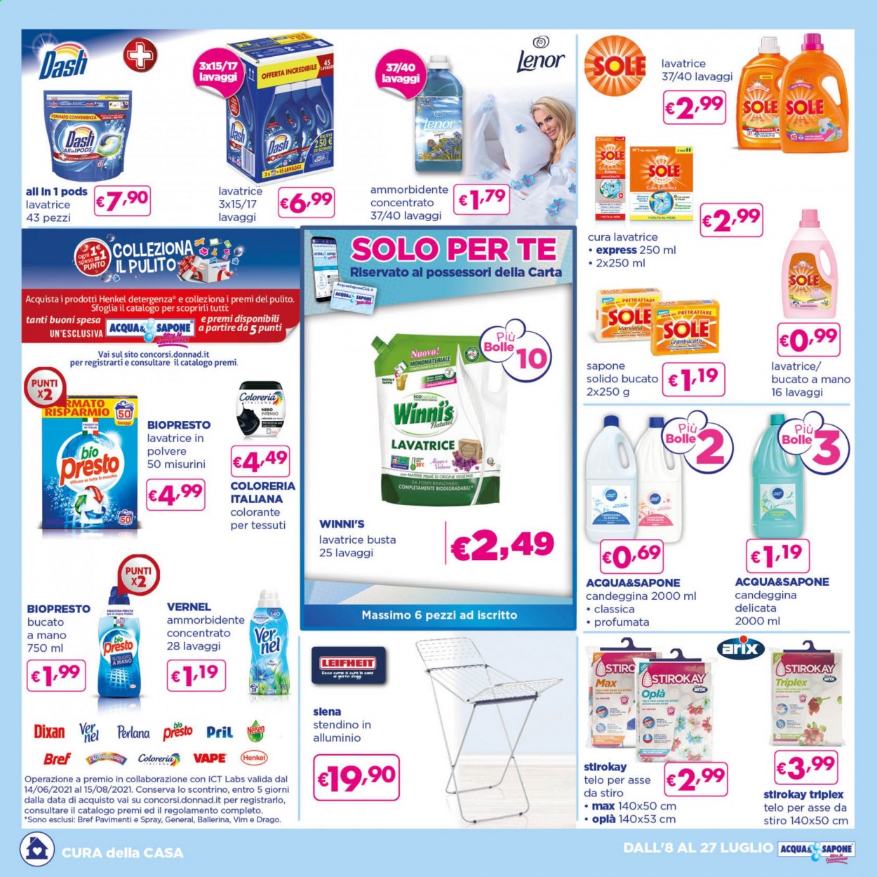 Volantino Acqua & Sapone - 8/7/2021 - 27/7/2021. Pagina 3