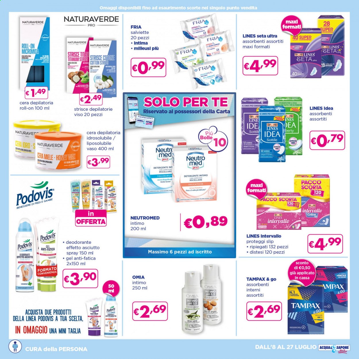 Volantino Acqua & Sapone - 8/7/2021 - 27/7/2021. Pagina 11