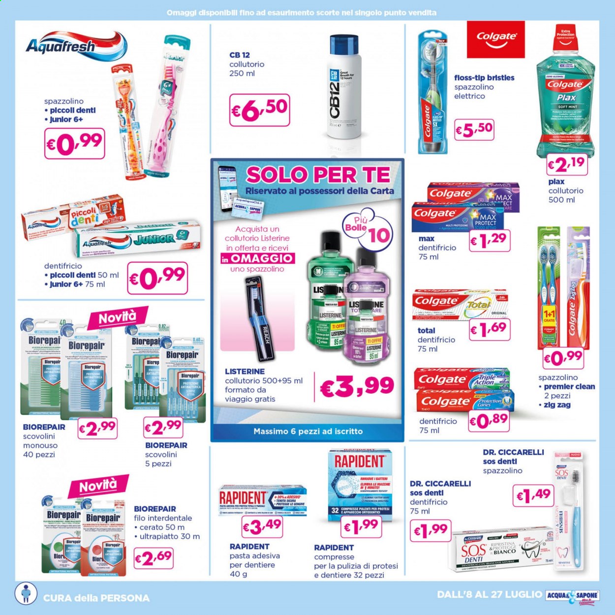 Volantino Acqua & Sapone - 8/7/2021 - 27/7/2021. Pagina 13