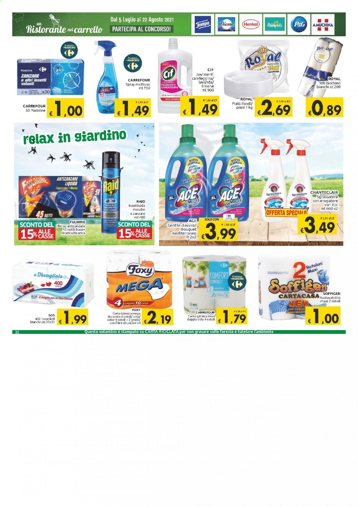 Volantino Carrefour - 14/7/2021 - 26/7/2021. Pagina 22